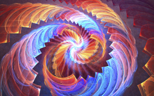 Fractal swirl background